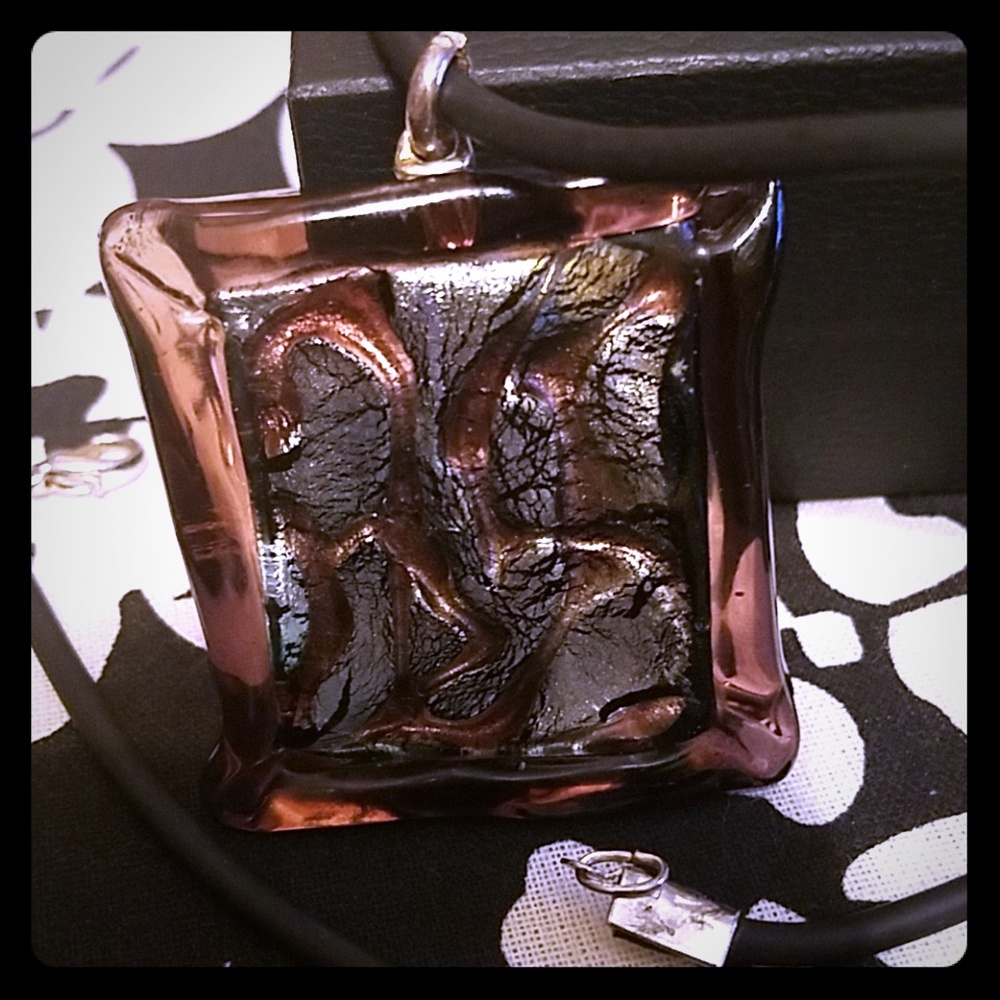 Murano Glass Pendant Necklace